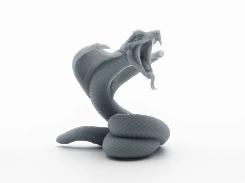 High-detail customized 3D printed model
