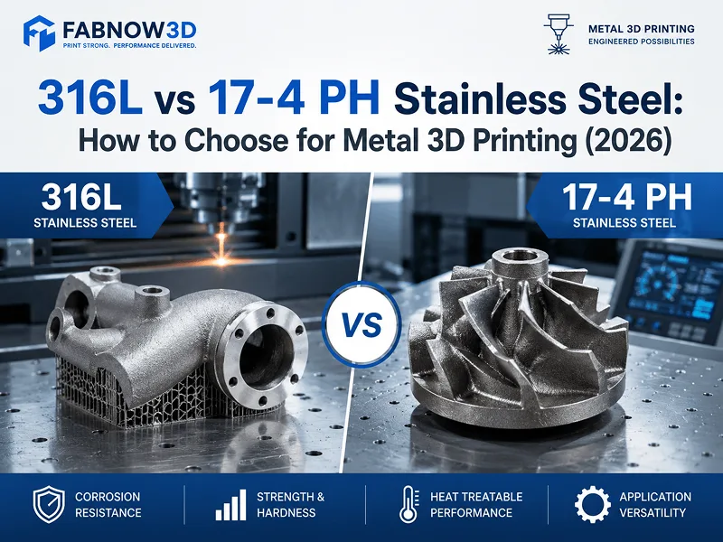 316L vs 17-4 PH Stainless Steel: How to Choose for Metal 3D Printing